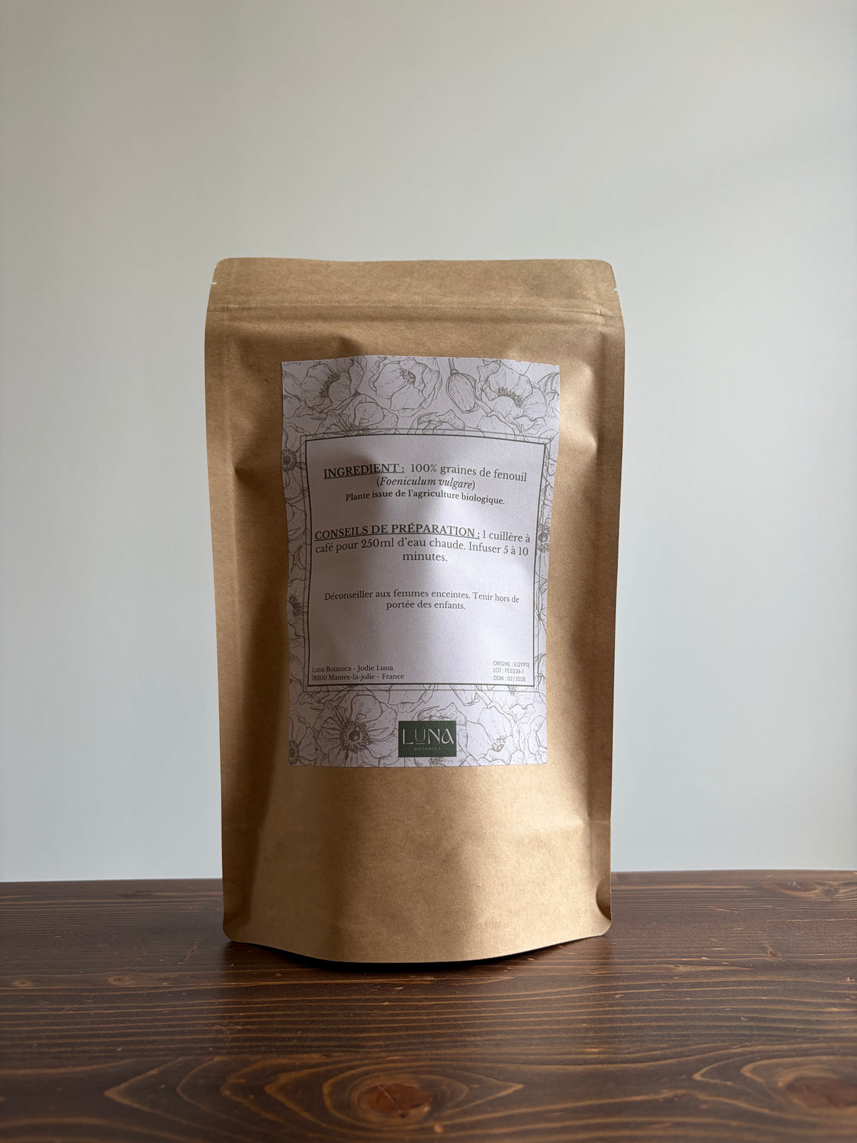 Fenouil - Graines séchées - 100 g
