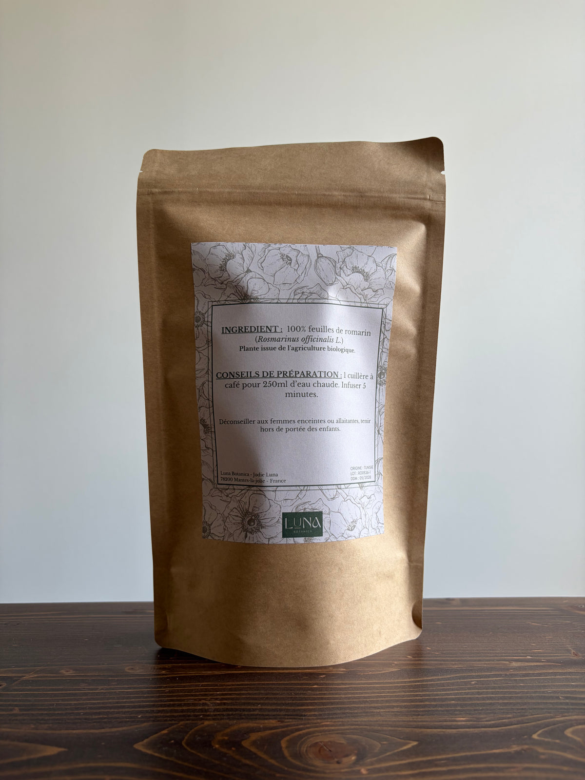 Romarin – Feuilles séchées – 100 g
