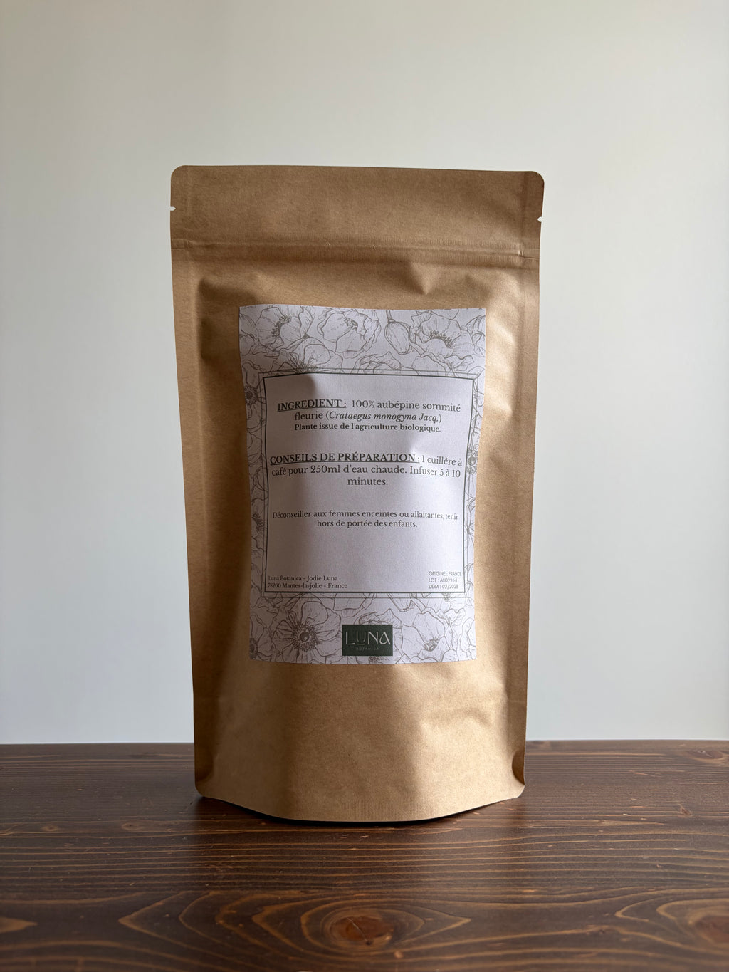 Aubépine - sommité fleurie - 100 g