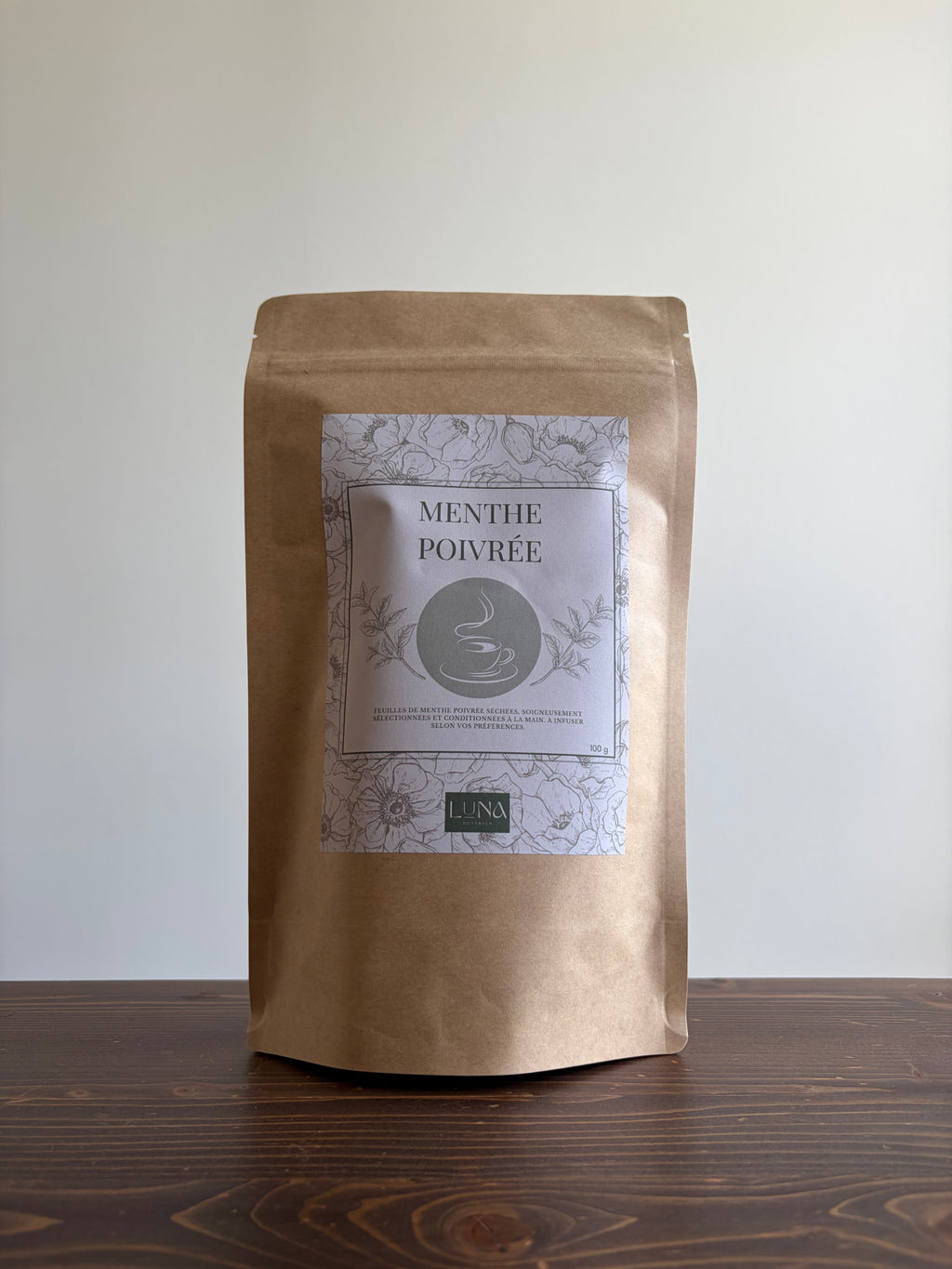 Menthe poivrée bio - Feuilles séchées - 100 g