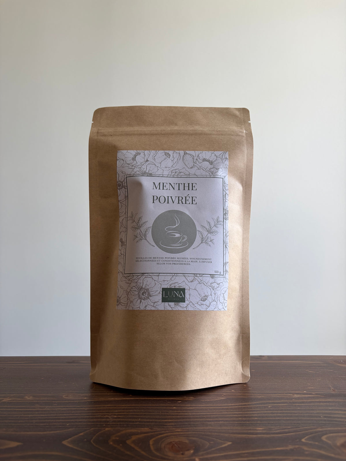 Menthe poivrée bio - Feuilles séchées - 100 g