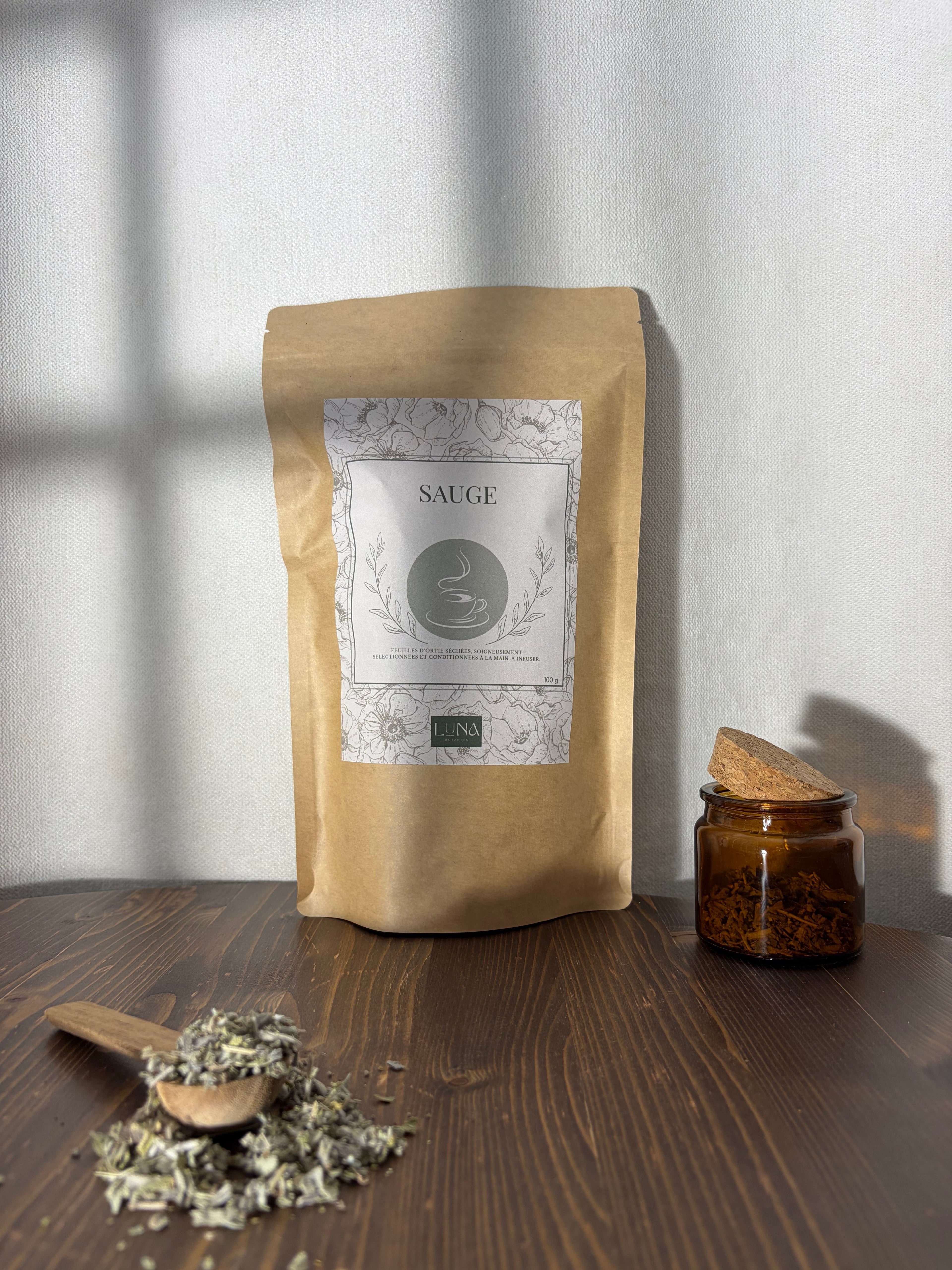 Sauge – Feuilles séchées – 100 g