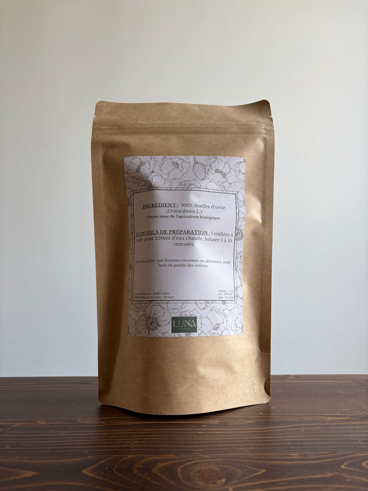 Ortie – Feuilles séchées – 100 g