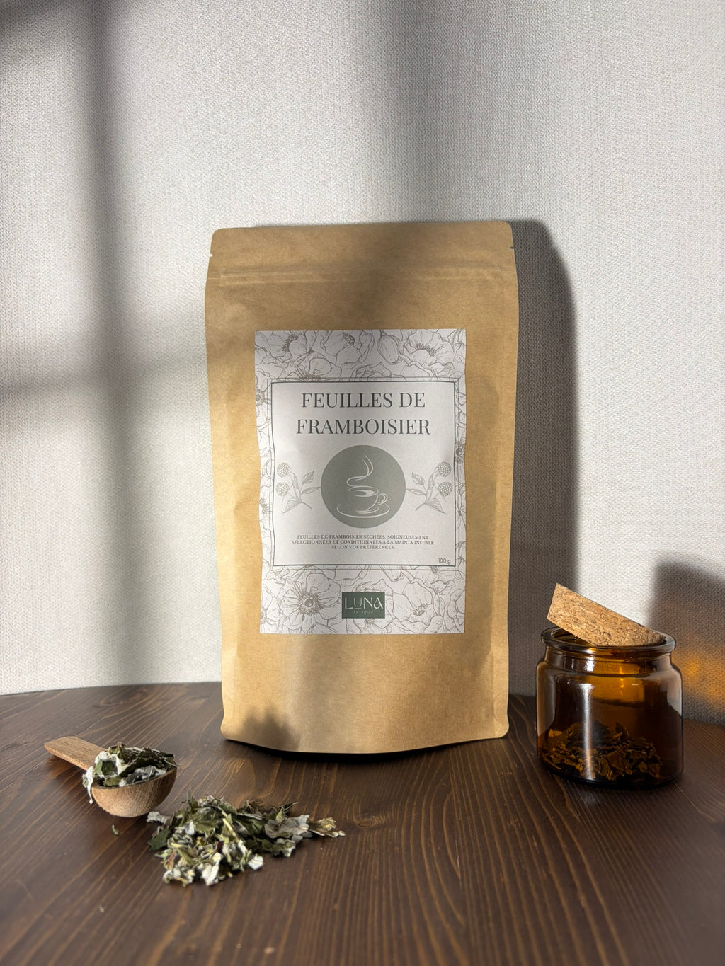 Framboisier – Feuilles séchées – 100 g