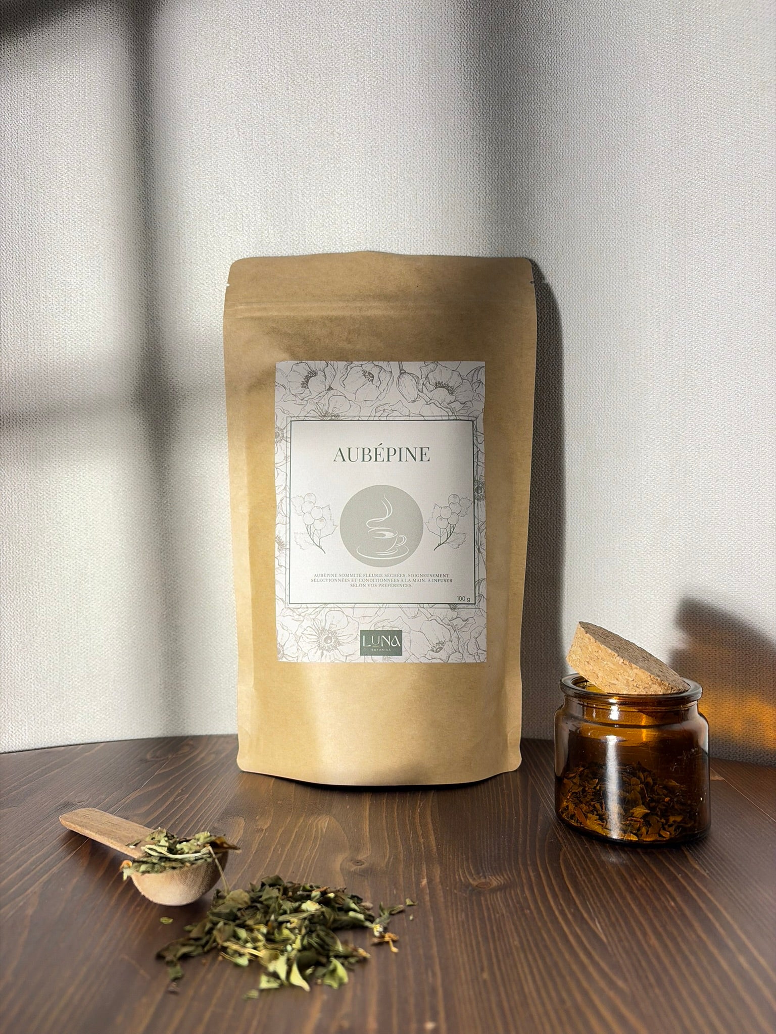 Aubépine - sommité fleurie - 100 g