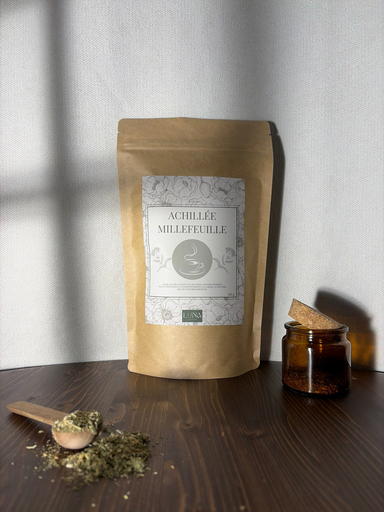 Achillée Millefeuille – Parties aériennes séchées – 100 g