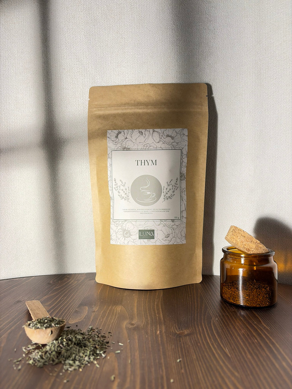 Thym – Feuilles séchées – 100 g