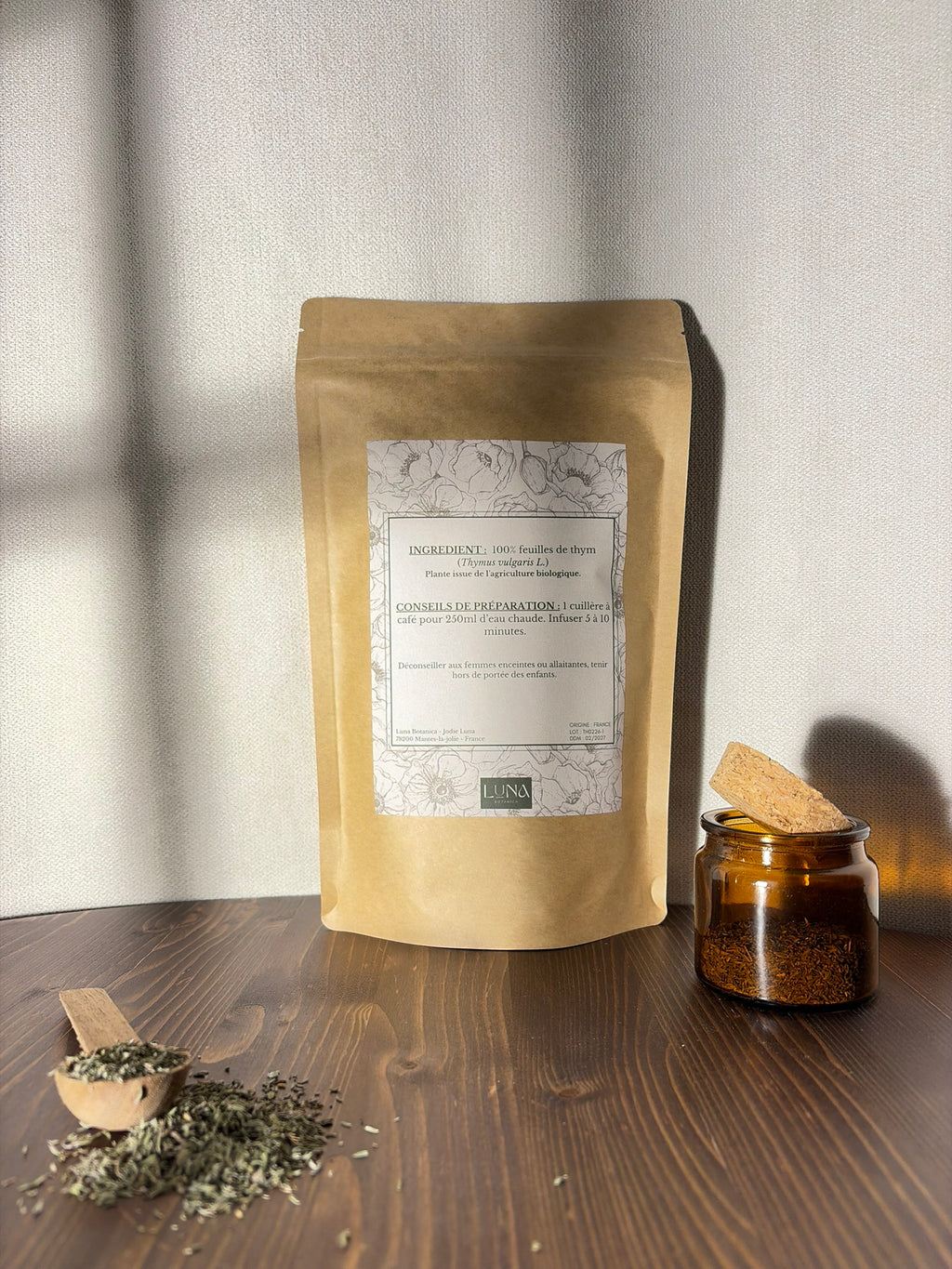 Thym – Feuilles séchées – 100 g