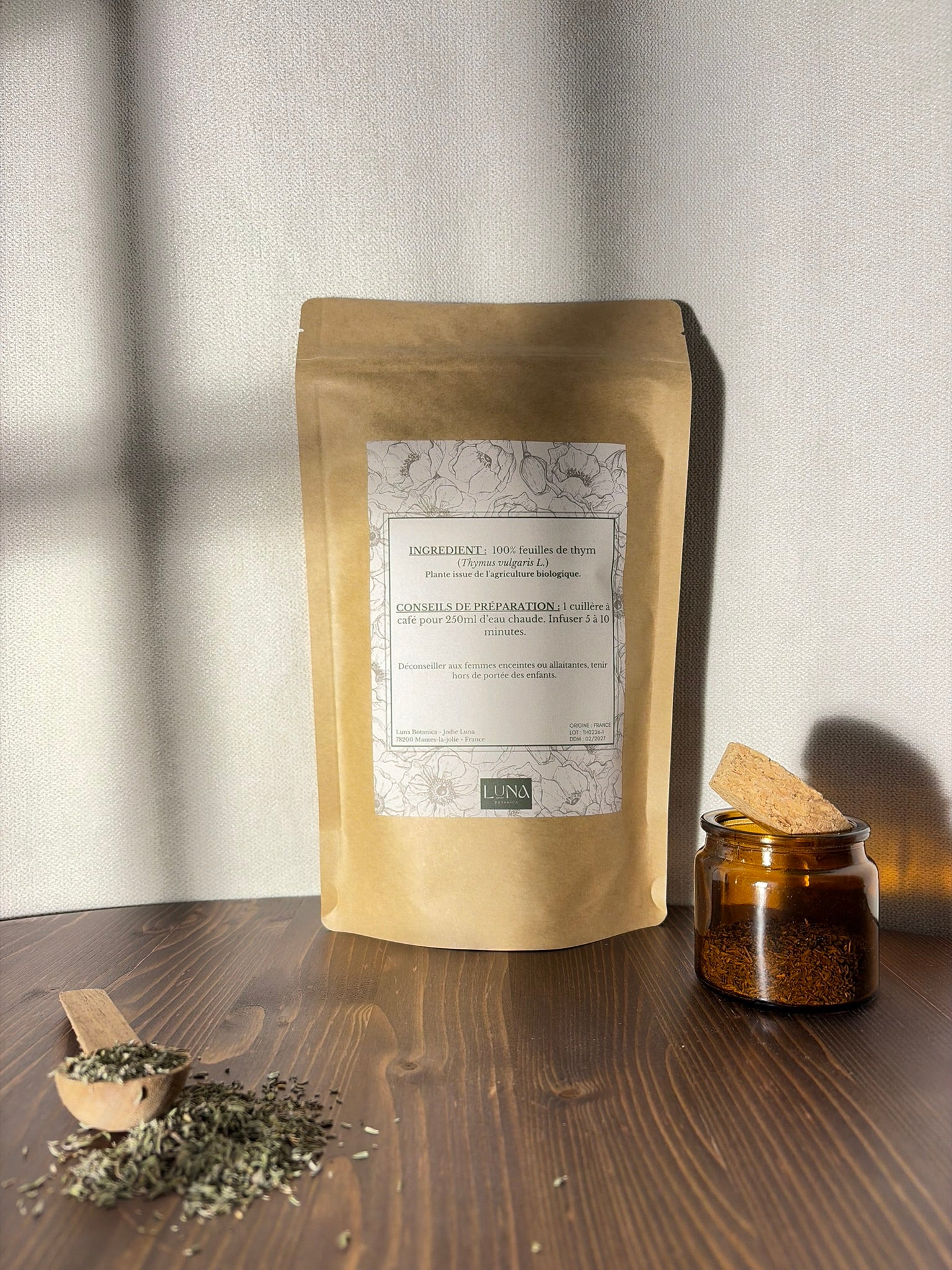 Thym – Feuilles séchées – 100 g